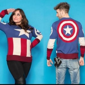 Marvel Captain America cotton sweater unisex NIP